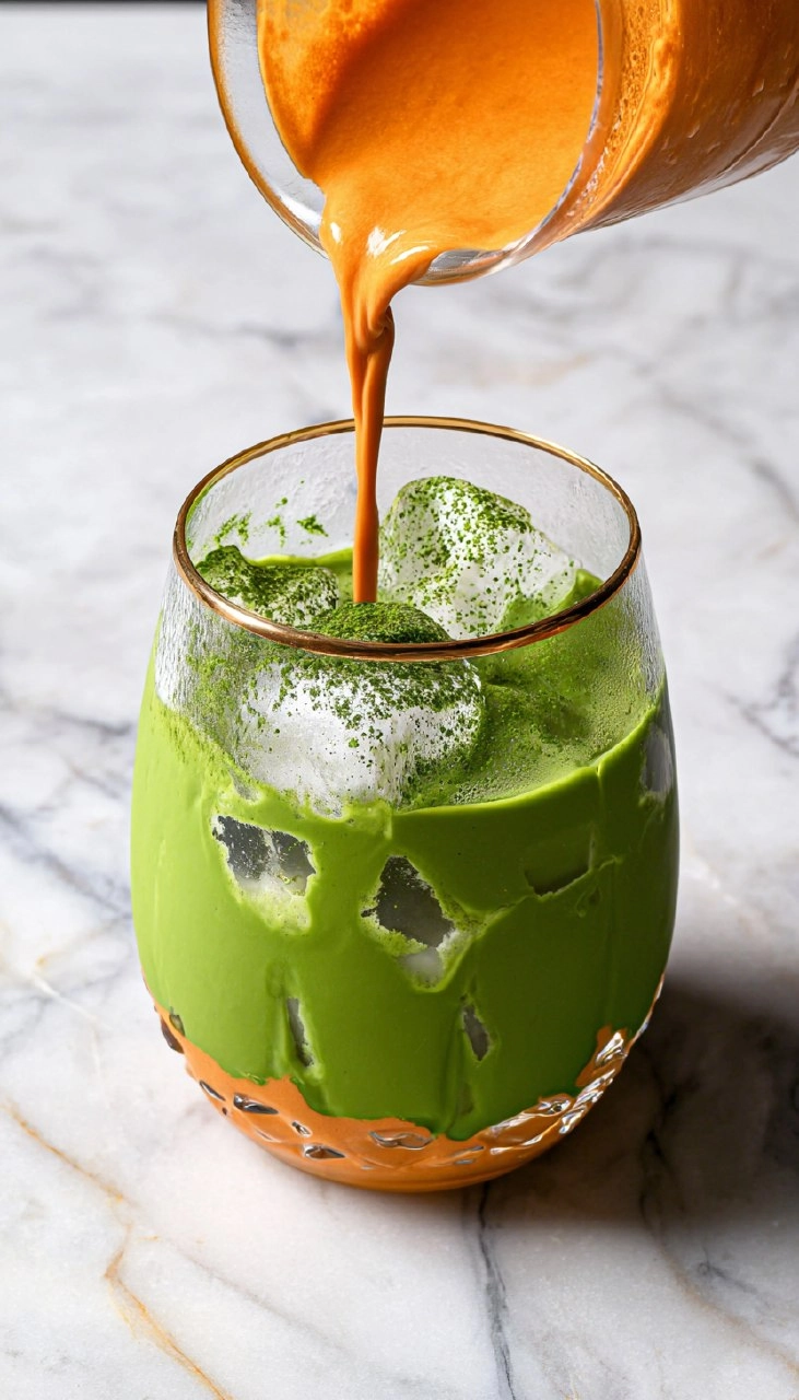 Pumpkin Spice Matcha Latte