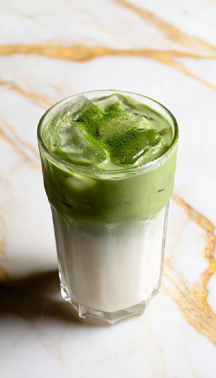 Vanilla Sweet Cream Iced Matcha Latte