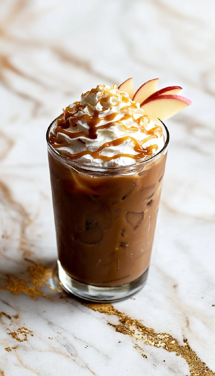 Caramel Apple Spice Iced Coffee
