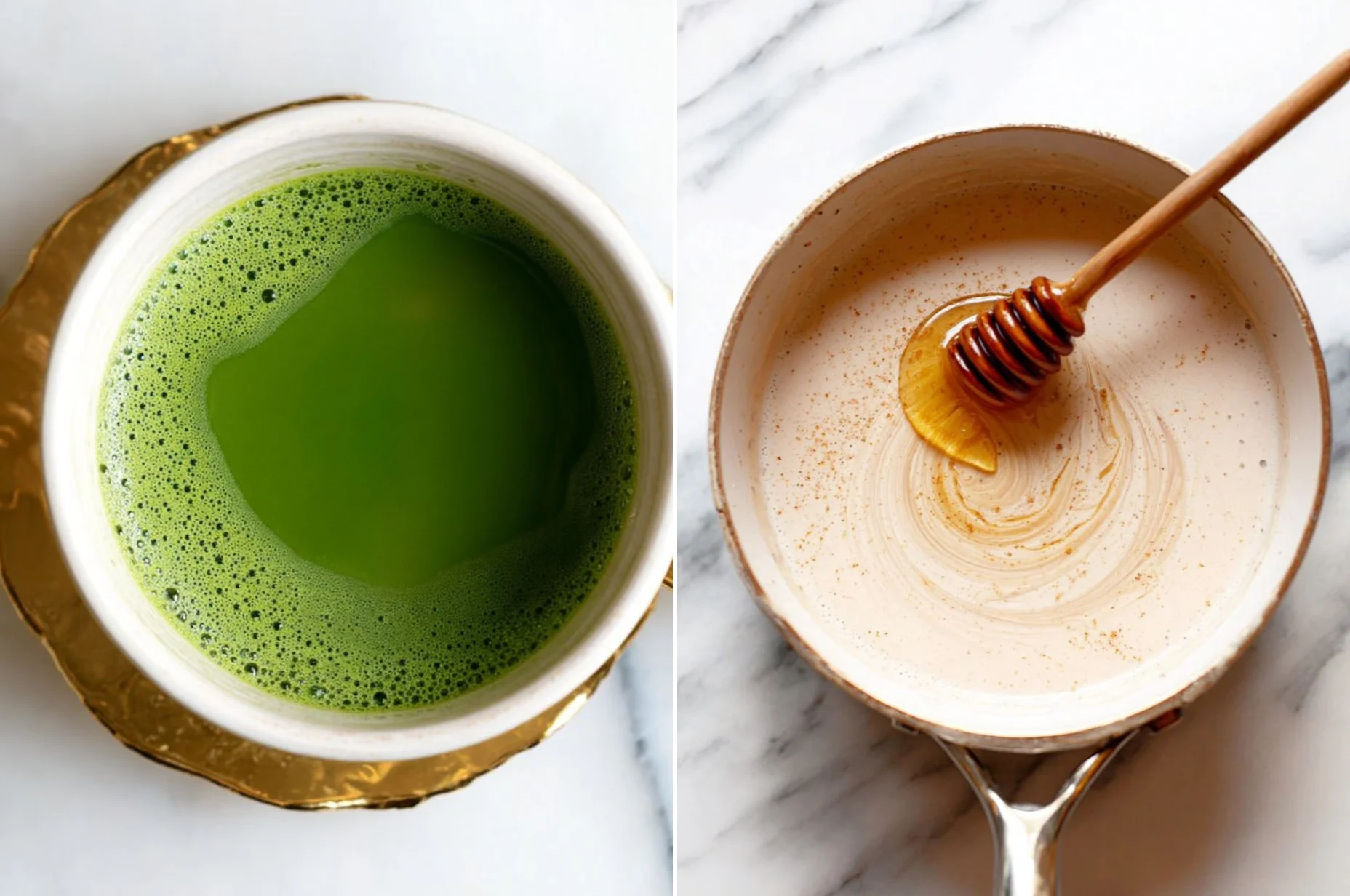 Cinnamon Matcha Latte