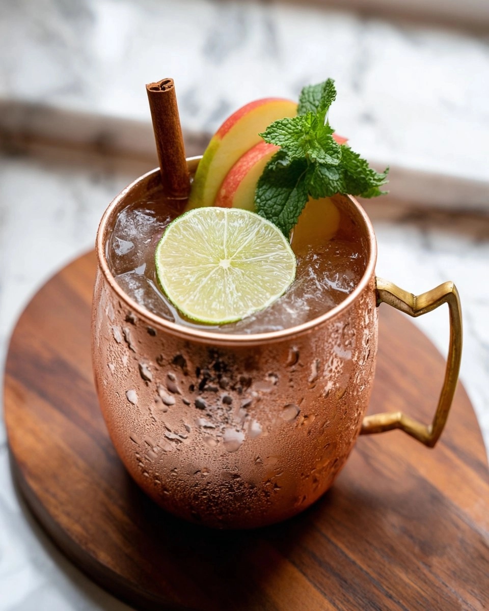 Bourbon Apple Cider Mule